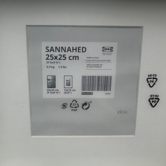 IKEA Shadow Box Picture Frames x 3 pieces 9.75 " x 9.75" square - Picture 2 of 4